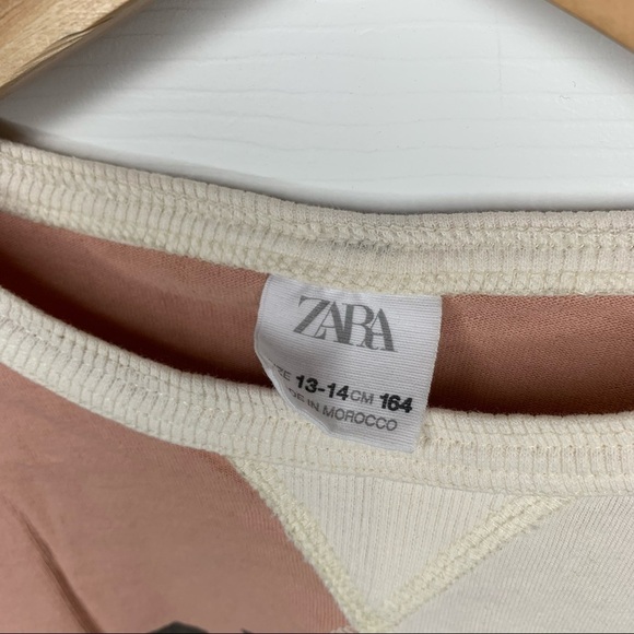 Zara Girl's XL Front Printed Long-Sleeve Sweatshirt - Picture 4 of 9